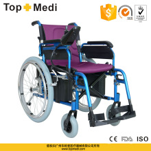 Topmedi Batería de litio plegable silla de ruedas eléctrica